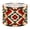 Color 4, variant on Drum Lamp Shade Modern abstract oil painting art design Orange gold blue Lampshade for Table Lamps Floor Lamps Pendant Light 13"x13"x10" Replacement Linen Large Lamp Shade Easy Assembly