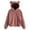 Pink, variant on jsaierl Womens Bear Ear Sherpa Hoodies Solid Fleece Cute Top Long Sleeve Loose Warm Pullover Sweatshirt