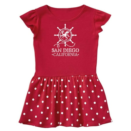 

Inktastic San Diego California Travel Gift Toddler Girl Dress