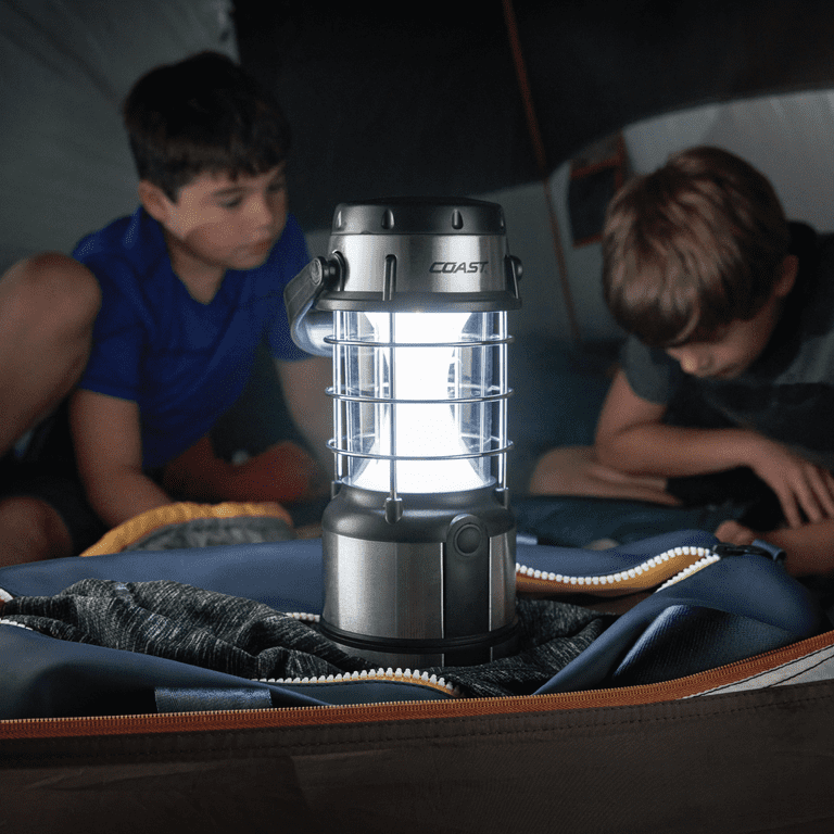 Coast EAL17 LED Emergency Area Lantern - 4-Mode Switch, 460 Lumen Output,  Metal Housing, Water Resistant (6-volt Battery) in the Camping Lanterns  department at