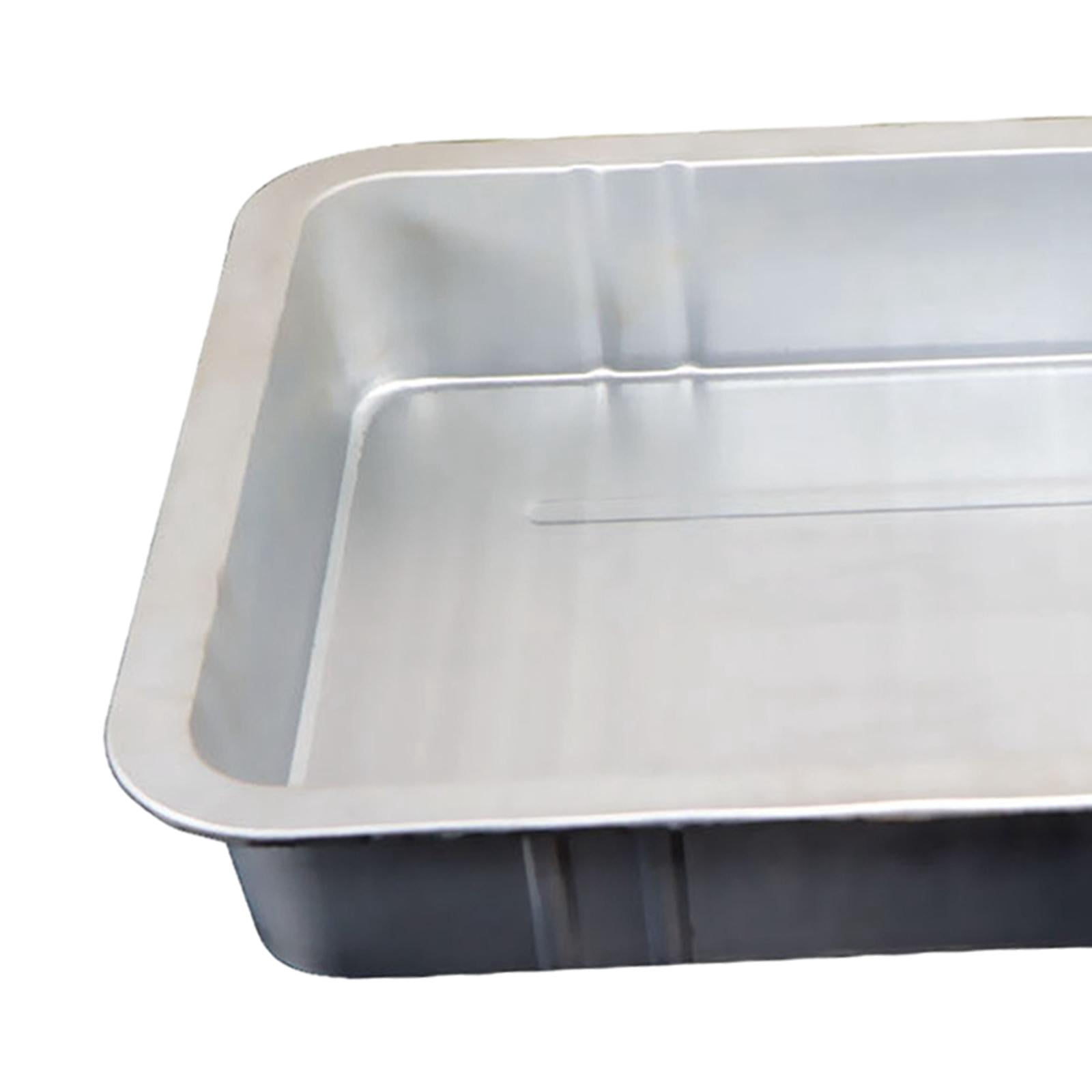 Nishiyuenyi Engine Oil Drain Pan Leakproof Large Capacity Professional Oil Trip Tray White L