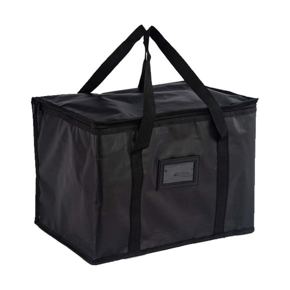 Large Reusable Bag with Zipper Thickened Food Delivery Bag Bag for