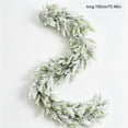 thumbnail image 6 of Christmas Norfolk Garland with Snow, 70.87in Artificial Greenery Garland, Faux Snow Flocked Pine for Mantel Fireplace Table Wall Door Home Decor, 6 of 6