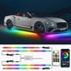 thumbnail image 1 of Luz de ambiente para chasis de automóvil, aplicación de control de voz modificada, tira de luz decorativa de colores, luz LED mágica para fondo de automóvil de carreras, 1 of 5