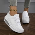 thumbnail image 3 of Women'S Hot Style Thick Sole Casual All-Match Wiggle Shoes Lightweight Comfortable Breathable Fashion Sports Shoes, Women Shoes, Sneakers, 3 of 9
