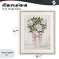 thumbnail image 4 of Stupell Industries Farmhouse Pretty In Pink Roses & Bow Birch Framed Print Under Glass, 13 x 16, by Cindy Jacobs, 4 of 8