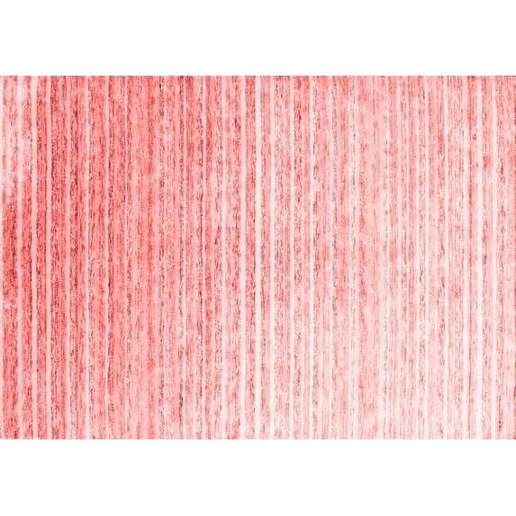 Ahgly Company Indoor Rectangle Abstract Red Contemporary Area Rugs, 7' x 10'