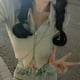 thumbnail image 3 of Camiseta con cremallera y cárdigan para mujer, estilo Harajuku Y2K, cuello vuelto, top corto ajustado, camiseta de manga corta de verano 2024 para mujer, 3 of 6