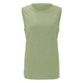 thumbnail image 5 of JIAYUE Women's Tank Top Sleeveless Lightweight Crew Neck Basic Loose Fit Versatile Solid Color Casual With Pocket Female Summer Vest, 5 of 5
