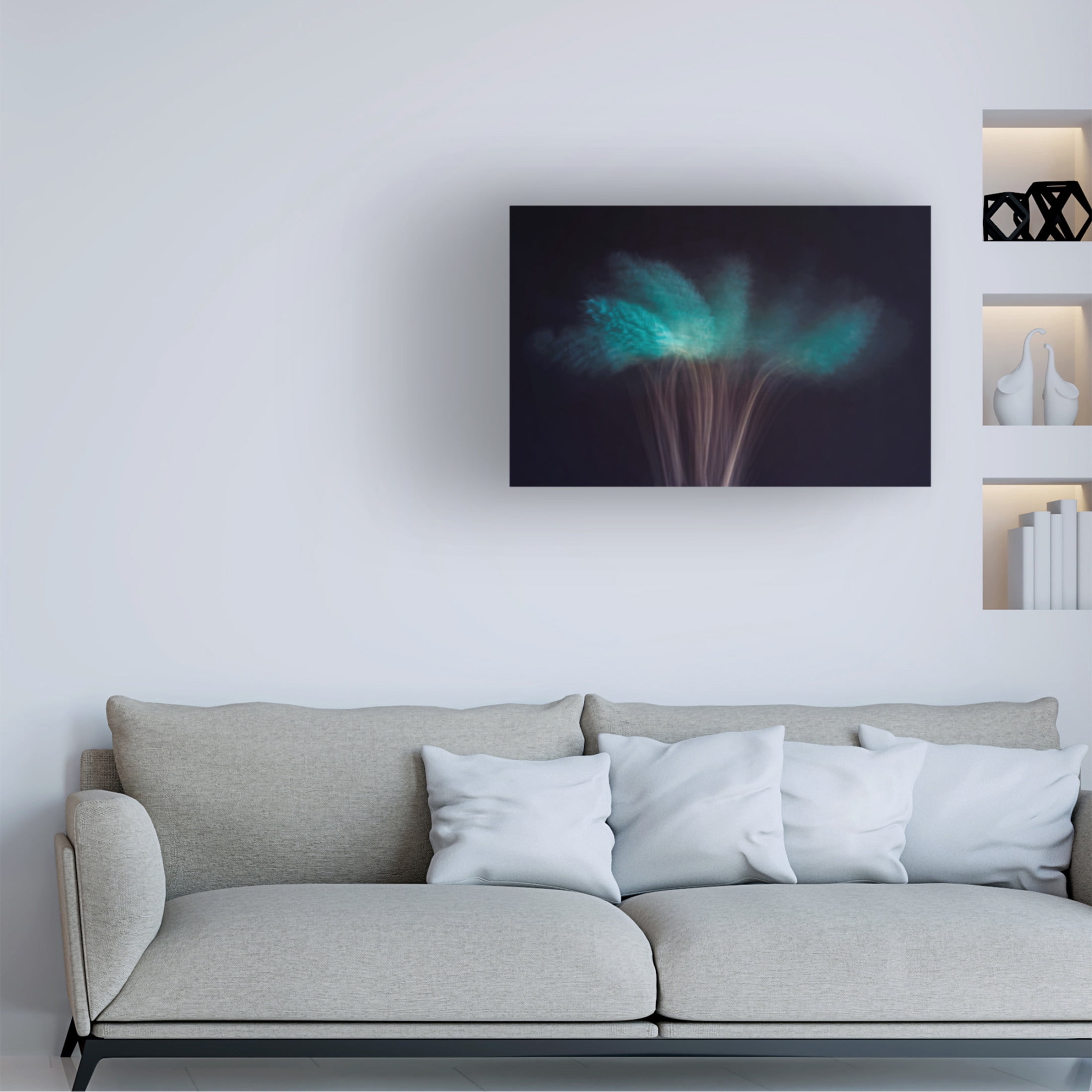 Trademark Fine Art Cicek Kiral Visions In The Dark Canvas Wall Art