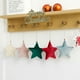 thumbnail image 4 of Decoración de fiesta en casa, árbol de Papá Noel, decoración de estrellas de terciopelo, miniadornos de Navidad por sublimación, 4 of 4