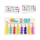 thumbnail image 3 of Juego de lógica de combinación de colores y formas, rompecabezas deslizante Montessori 8 colores, 3 of 9