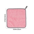 thumbnail image 3 of Qiulaii 10 Pack Glass Cleaning Cloths Microfiber Polishing Towels for Windows Mirrors Streak Free Lint Free Highly Absorbent for Kitchen Car Furniture 10x10in, 3 of 9