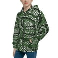 thumbnail image 2 of Kdxio Green Snakeskin Pattern Kids Boys Girls Zip Up Hoodie 3D Printed Hooded Sweatshirt Hoody Coat with Pocket 7-12 Y-Small, 2 of 6
