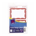 thumbnail image 1 of Avery Étiquette d'Insigne « Hello », Rouge, 1 of 1
