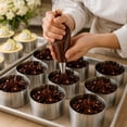 thumbnail image 6 of Pastry Tek Round Silver Stainless Steel Pastry Ring Mold - 4" x 4" x 2 1/2" - 1 count box, 6 of 6