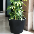 thumbnail image 1 of Ecobo Maceta de 54,1 cm de Alto | Ecológica, Duradera y Ligera | Para Uso en Interiores y Exteriores, Resistente a la Intemperie, Diseño Contemporáneo de Artesanos Brasileños - Negro Jaspeado, 1 of 4