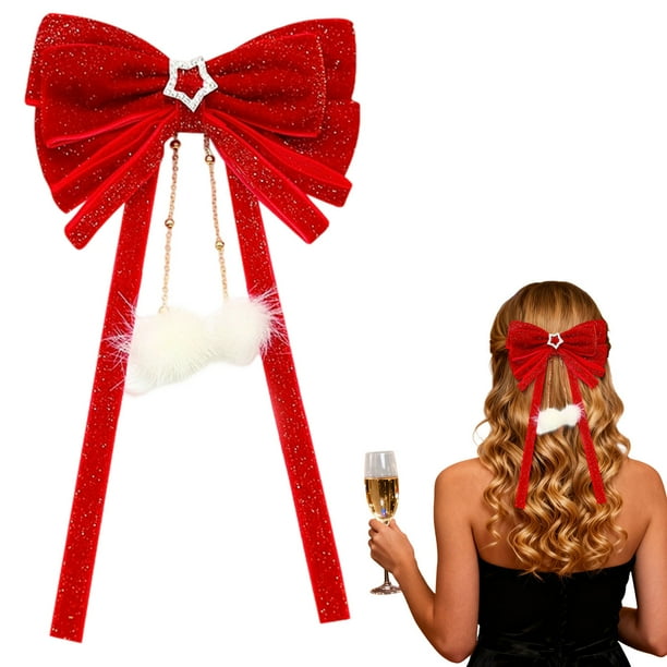Pinza para el pelo con lazo, bonita pinza para el pelo, accesorio para el pelo, pinza para el pelo femenina, horquilla para el pelo.