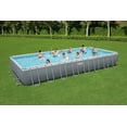 thumbnail image 4 of Bestway Power Steel 31'4" x 16' x 52" Rectangular Above Ground Pool Set, 4 of 10