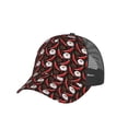 thumbnail image 7 of Zufioo Red Hot Chili 1 Print Mesh Baseball Cap, Adjustable Sport Travel Hat Accessory for Men and Women, 7 of 7