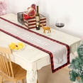 thumbnail image 2 of NETSENG Chemin de Table à Carreaux Rouge et Noir avec Camion Rouge pour Décorations de Table de Noël 13 x 72 Pouces, 2 of 5
