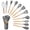Grey, variant on 12 Piece Silicone Kitchen Utensil Set Heat Resistant Silicone Kitchen Utensils for Cooking,Kitchen Utensil Spatula Set w Wooden Handles,Holder, BPA FREE Gadgets for Non-Stick Cookware