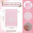 thumbnail image 7 of 100PCS Thank You Sheer Organza Bags Small Mesh Drawstring Gift Bags for Wedding Birthday Party Jewelry Candy Packaging Bags (White,10 x 15cm), 7 of 7