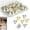 Multicolor, variant on Cute Soft Wooden Board Thumbtack,Set of 24 QZS Portable Heart Push Pins,0.87x0.4In Reusable Wall Decor for Bulletin,Boards,Posters
