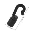 thumbnail image 2 of VERDANVERSE 30Pcs Durable Plastic Kayak Fixed Hooks for Canoe and Boat Elastic Rope Tie Down, 2 of 7