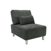 ViscoLogic Alliston Home Office Sectional Sofa (Grey)