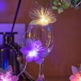thumbnail image 3 of Wekity LED Fiber Optic Flower Lantern String Party Vacation House Display Courtyard Decoration Colorful Lights, Gift Wedding Halloween Christmas Decoration Battery (20 FT, Color)-0625, 3 of 5