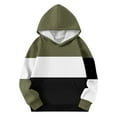 thumbnail image 4 of Boys 2PC Sweatsuits Sets Casual Fleece Hoodie Sweatshirt Pullover Tops and Jogger Pants Fall Winter Tracksuit Outfits for Kids 2-14 Years, 4 of 5
