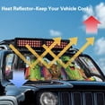 thumbnail image 4 of Yuyamidu Funny Cucumber Windshield Sun Shade Dog Sun Visor Heat Shield for Jeep Wrangler JL Gladiator JT 2/4 Door Keep Vehicle Cool, 4 of 7
