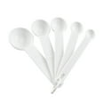 thumbnail image 1 of jesticaly Lot de 5 Cuillères à Mesurer en Plastique pour Cuisine avec Échelle Blanc 1Ensemble, 1 of 6