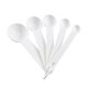thumbnail image 2 of Monstrate Paquete de 5 cucharas medidoras, cucharas para café, comedor, cocina, sal, leche, cucharas con báscula, herramientas de cocina, accesorios Cocina y Comedor Blanco Monstrate HA003372-01, 2 of 6