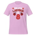 thumbnail image 2 of This Little Lady Is 8 Ladybug Birthday Ladybeetle Party T-Shirt (Lilac, M), 2 of 2