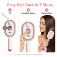 thumbnail image 5 of Rechargeable Mist Hair Brush for Women, 2-in-1 Spray Air Cushion Massage Comb, Detangling Anti-Frizz Hair Brush for Wet Dry Hair, Portable Scalp Massage Styling Brush Pink, 5 of 7