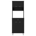 thumbnail image 2 of 60 Kitchen Pantry - Black: Spacious Storage Solution. Pots And Pans Storage. Open/closed Design. Adjustable Stable Legs For Glassware. Legs. 23" Wide Drawer, 2 of 3
