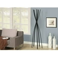 thumbnail image 2 of Monarch Specialties Coat Rack, Hall Tree, Free Standing, 5 Hooks, Entryway, 72"h, Bedroom, Metal, Black, Contemporary, Modern, 2 of 2