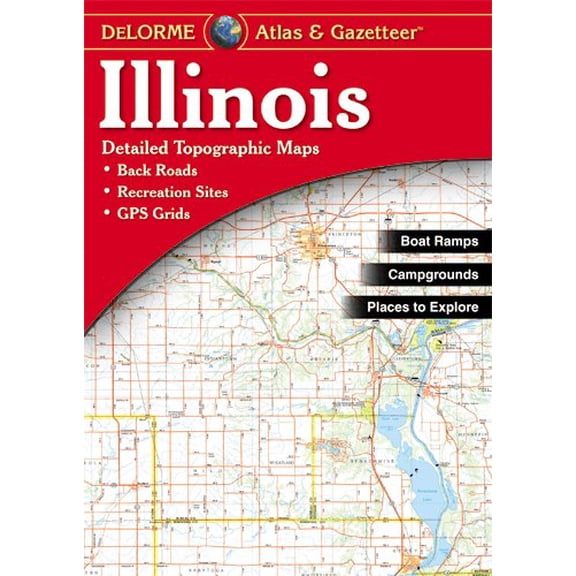Pre-Owned Illinois Atlas & Gazetteer Paperback