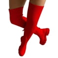 thumbnail image 2 of Botas largas de mujer europeas y americanas de otoño e invierno, botas de punto con punta redonda y suela gruesa, botas de tubo por encima de la rodilla para mujer, talla grande 43, 2 of 5