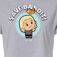 thumbnail image 3 of The Office - Save Bandit - Juniors Cropped Cotton Blend T-Shirt, 3 of 5