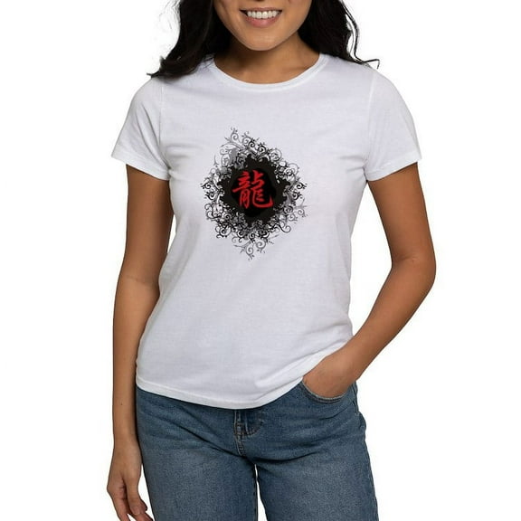 CafePress - Chinese Zodiac Dragon Women's T Shirt - Women's Classic T-Shirt