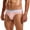 Pink, variant on "Gubotare Long Underwear Mens Men's Bikini Briefs Metallic Pouch Underwear Low Waist Underpants,Gray XL"