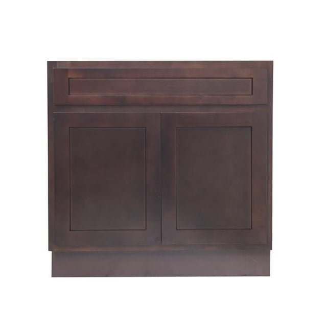 Vanity Art VA4030B 30 Po Armoire de Toilette avec Rabat et 44; Brun