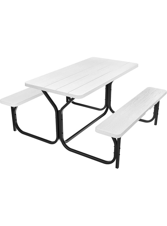 Kid's Picnic Tables in Outdoor Play