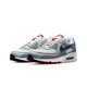 thumbnail image 1 of Zapatillas deportivas Air Max 90 de piel triple negro y blanco de caña baja con amortiguación Air Cushion para hombre y mujer, 1 of 4