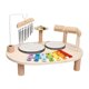 thumbnail image 1 of Batería de madera, juguete musical preescolar, instrumentos musicales de aprendizaje temprano para niños de 3 años en adelante, regalo de cumpleaños., 1 of 9
