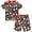 Ball games, variant on 3-8Y Toddler and Little Boys 2-Piece Ball Games Pajamas Set 100% Cotton Short Sleepwear Kids Summer Pjs