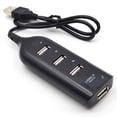 thumbnail image 1 of Flmtop USB 2.0 Hub 4-Port USB 2.0 Hub Extension Splitter Adapter for PC Computer Laptop USB Splitter Support Data Transfer Rate Up to 480Mbps Plug Play USB Hub for Home Office, 1 of 10
